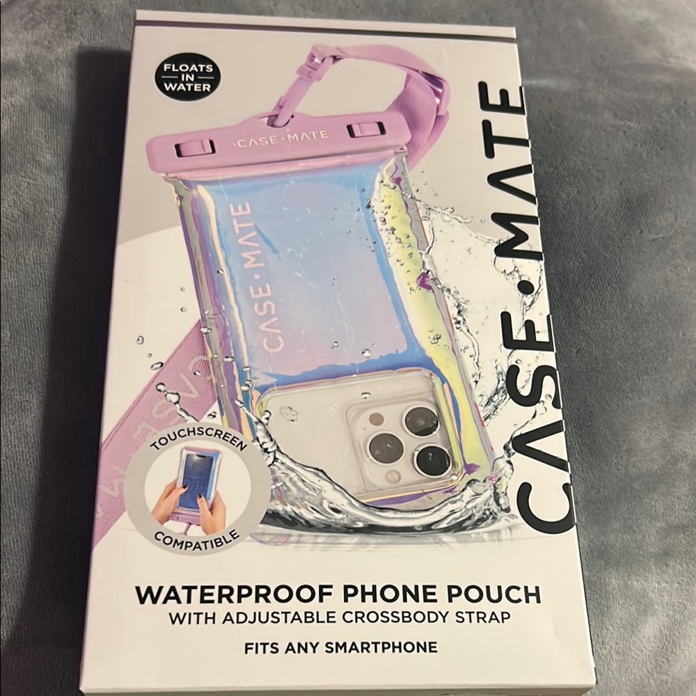 Case-Mate Waterproof Phone Pouch - Soap Bubble Color